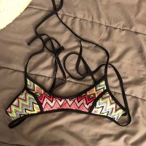 Tribal multi-tie bikini